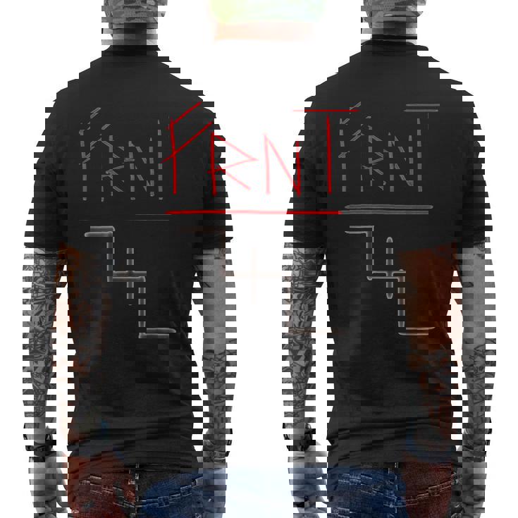 Ebm-Front Electronic Body Music Frnt 242 Camiseta Hombre Estampado Espalda