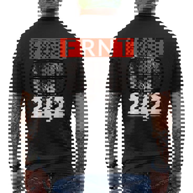 Ebm-Front Electronic Body Music Pro-Frnt-242 Camiseta Hombre Estampado Espalda