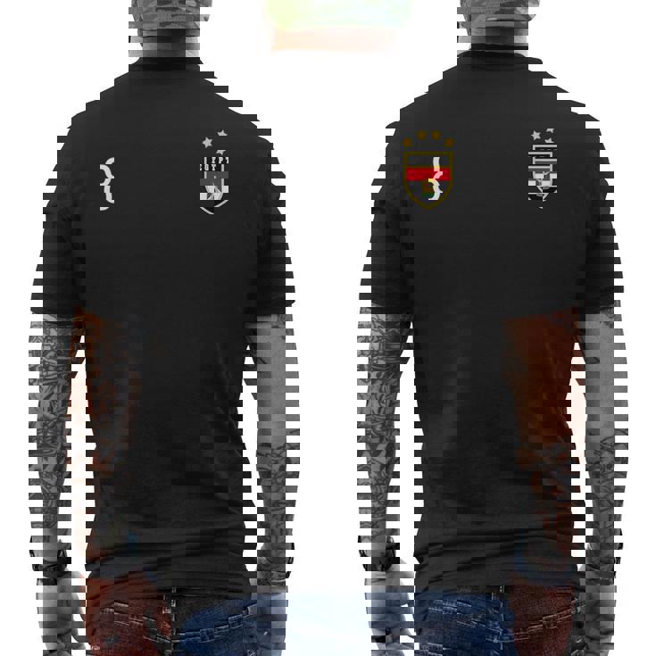 Egipto Número 8 Fútbol Bandera Fútbol Ocho Egipcio Camiseta Hombre Estampado Espalda