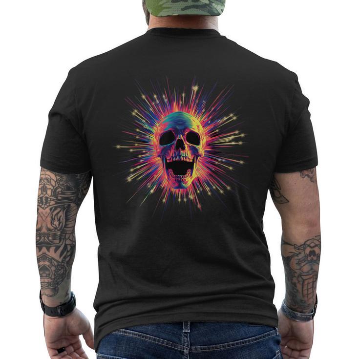 Entre Estrellas Estrellas De Rock Rock On Camiseta Hombre Estampado Espalda