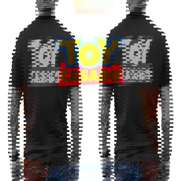 Estoy Casado Diseño Divertido Para Fiestas Y Diversion Camiseta Hombre Estampado Espalda