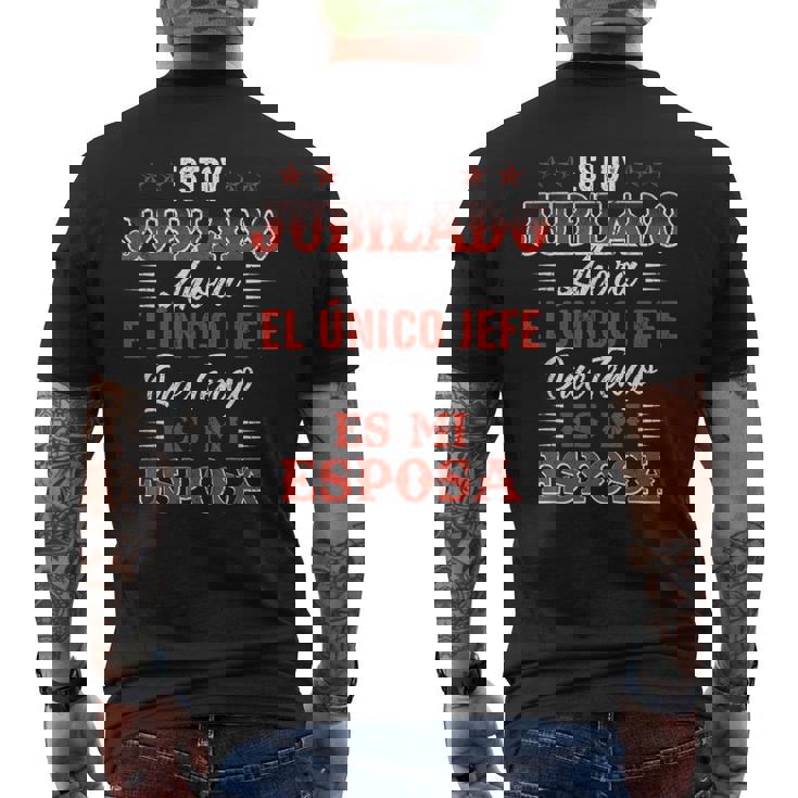 Estoy Jubilado Jubilación Papá Abuelo Jubilados Camiseta Hombre Estampado Espalda