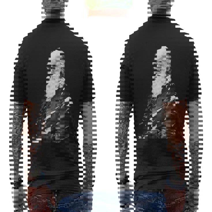 Evolution Charles Darwin Foto Divertida Diseñointage Camiseta Hombre Estampado Espalda
