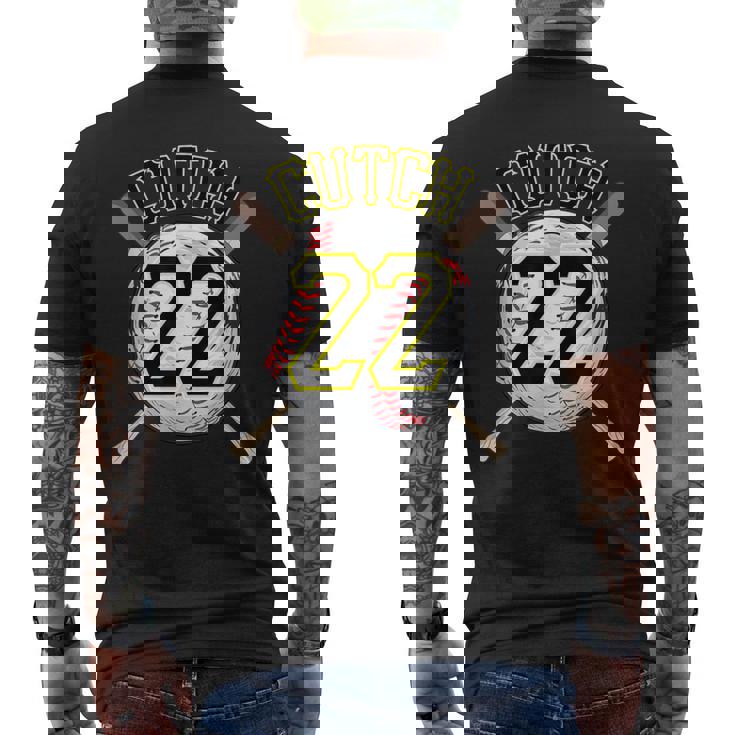 Exclusive Baseball And Bats For Baseball Fans Men's Back Print T-Shirt