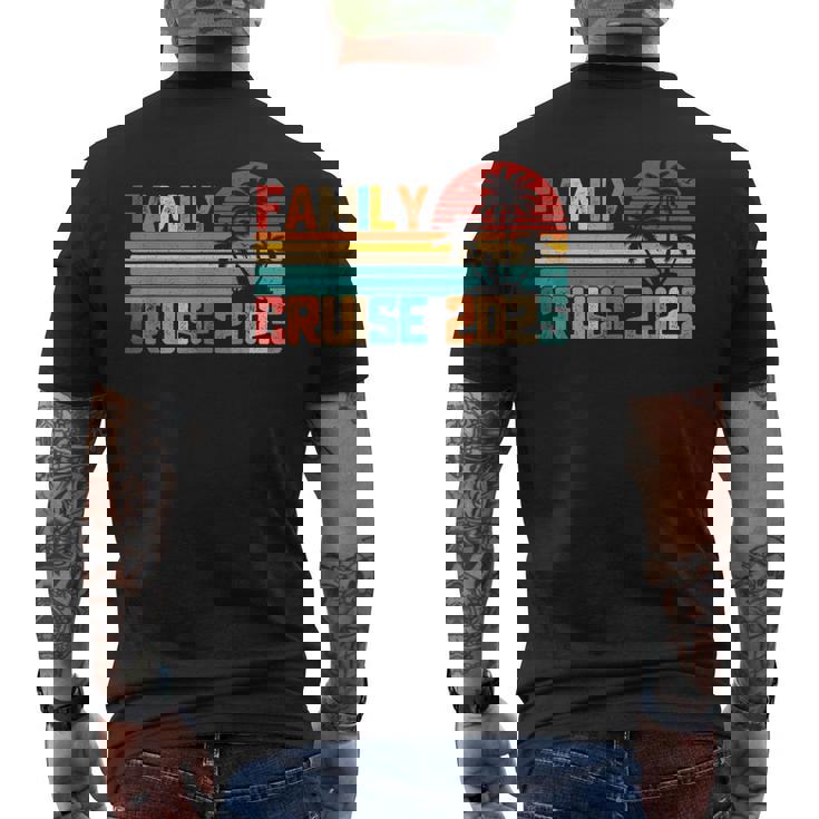 Family Cruise 2025 Beach Matching Summer Vacation Men's T-shirt Back Print