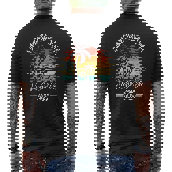 Family Vacation 2025 Vintage Florida St Augustine Beach Men's T-shirt Back Print