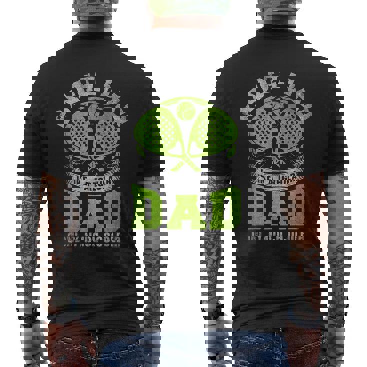 Father Like A Regular Dad Only Much Cooler Padel Dad Camiseta Hombre Estampado Espalda