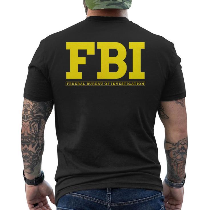 Fbi Federal Office For Investigation Officers 2-Sided T-Shirt mit Rückendruck