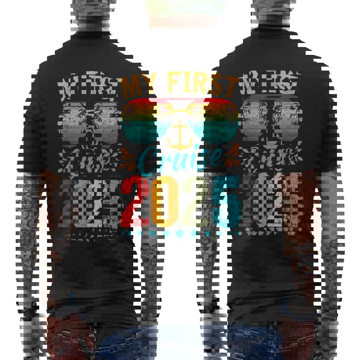 My First Cruise 2025 Family Vacation Trip Ship Matching Men's T-shirt Back Print