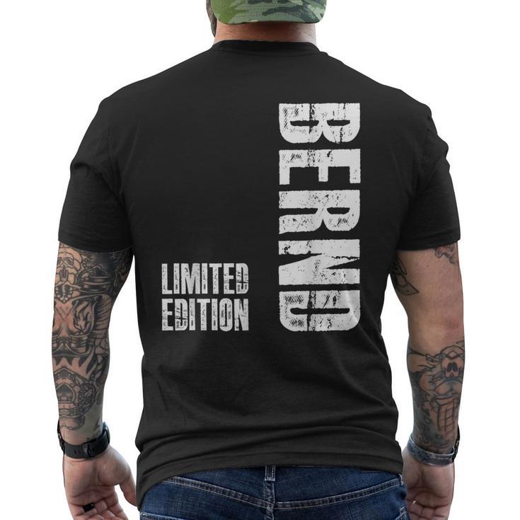 First Name Limited Edition Birthday For Bernd T-Shirt mit Rückendruck