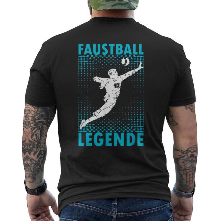 Fistball Legend Fistball Player Fist Baller T-Shirt mit Rückendruck