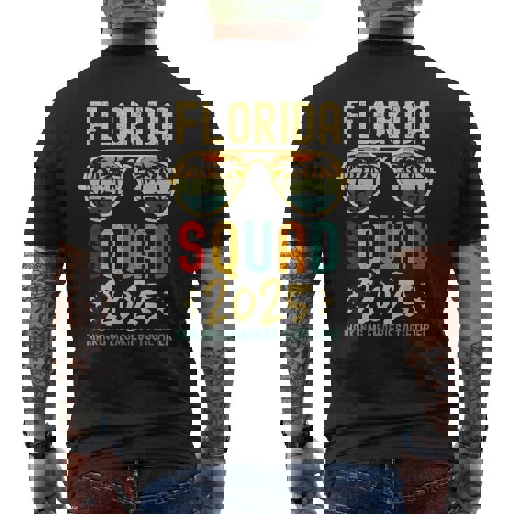 Florida Vacation Squad 2025 Group Matching Family Vacation Men's T-shirt Back Print