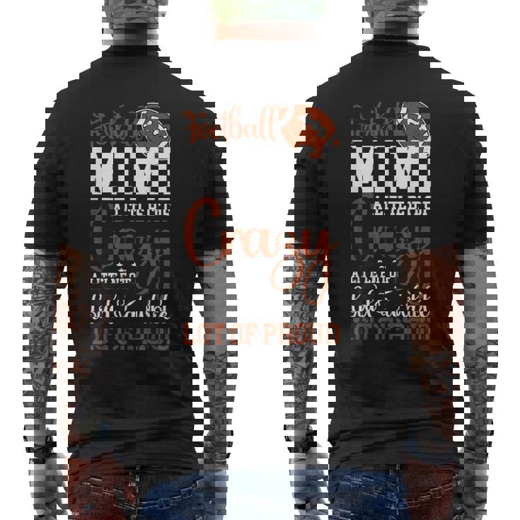 Football Mimi Proud Mimi Of A Football Player Men's T-shirt Back Print