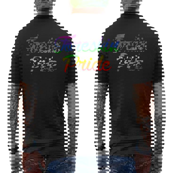 Foreskin Pride Intactivist Gay Pride Parade Fun Pride 2023 Men's Back Print T-Shirt
