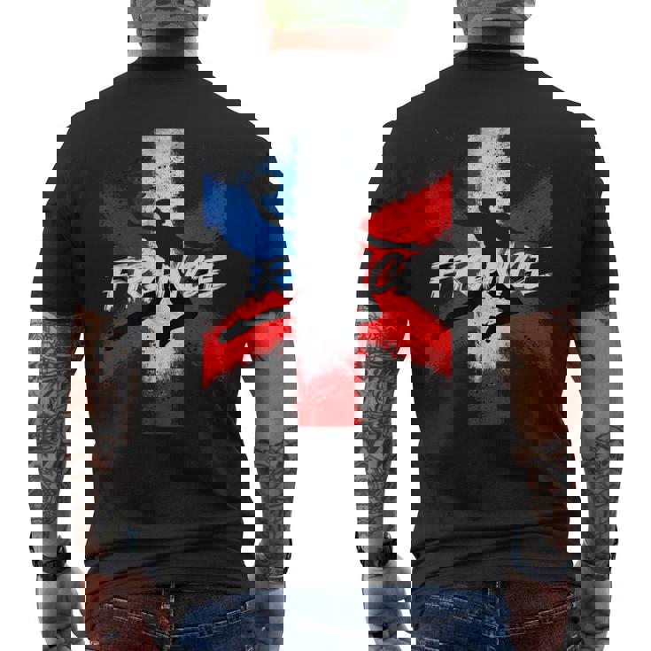 Francia Baloncesto Camiseta Hombre Estampado Espalda