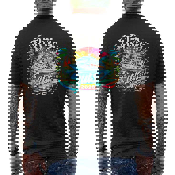 Friends Cruise 2025 Cruise Squad 2025 Friend Group Men's T-shirt Back Print