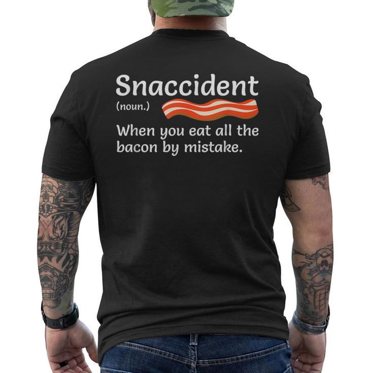 Good Bacon Snaccident Food From Accident T-Shirt mit Rückendruck