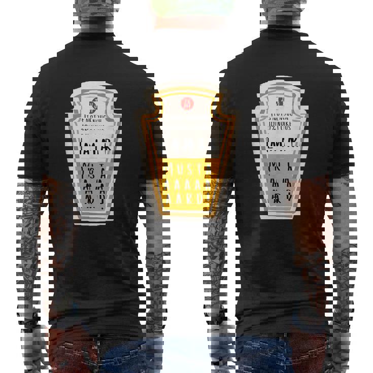 Lamar Mustard Meme Family Matching Ketchup Sauce Men's T-shirt Back Print