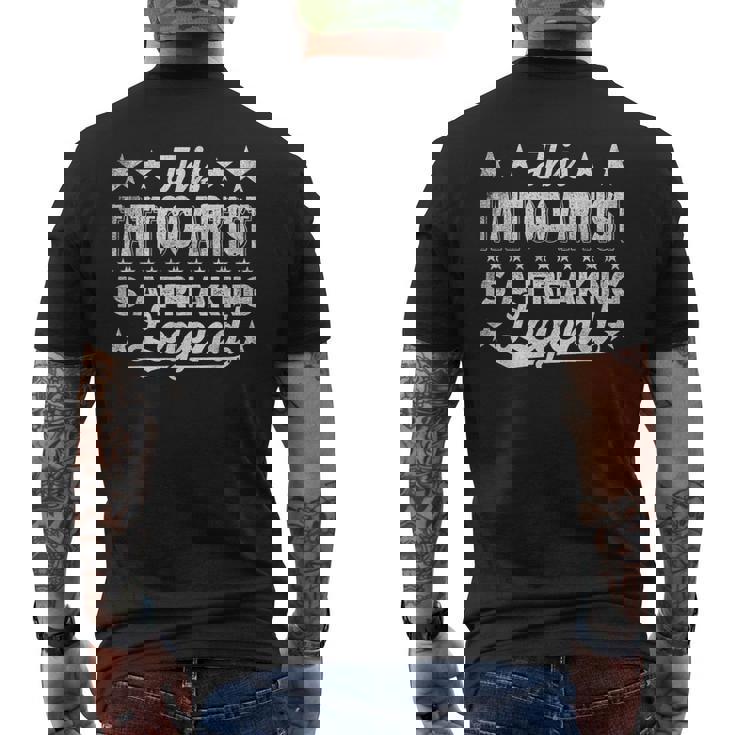 Profession Quote Tattoo Artist Camiseta Hombre Estampado Espalda