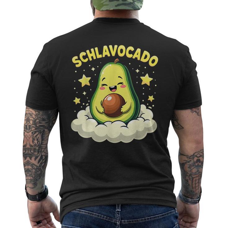 Sleepocado Avocado Sleep Night Sleeping T-Shirt mit Rückendruck