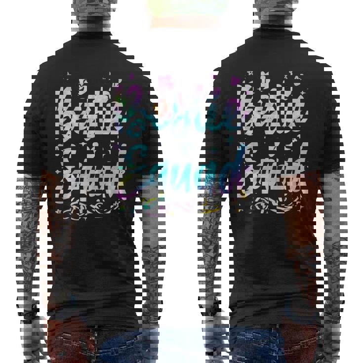 Tie Dye Best Friend Matching Bestie Squad Bff Cute Men's T-shirt Back Print