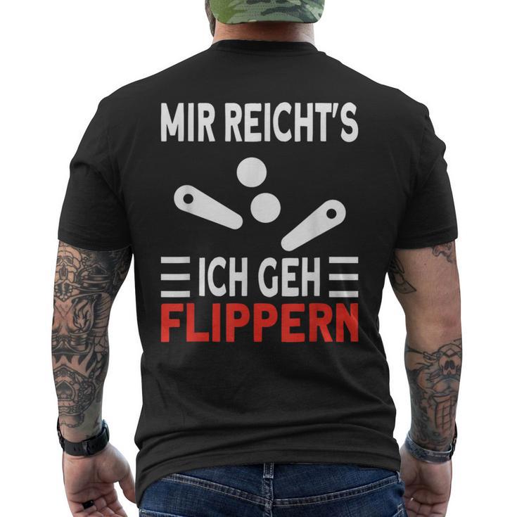 Gaming Flipper Pinball T-Shirt mit Rückendruck