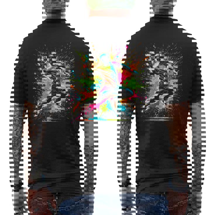 Graphique De Handball Et De Handball Hommes Garçons Et Adolescents T-shirt imprimé au dos