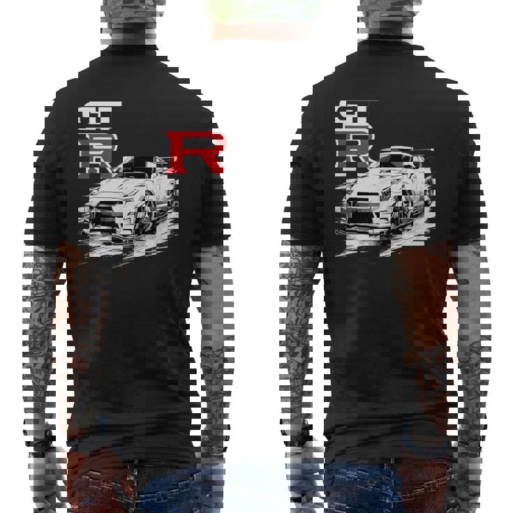 Gt R 35 Jdm Street Racing Drag Drift Coche Deportivo Camiseta Hombre Estampado Espalda