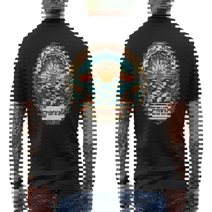 Gulf Of Mexico Foreverintage Retro S T-Shirt mit Rückendruck