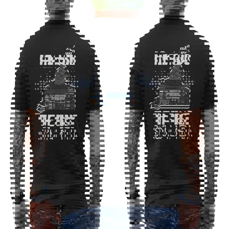 Ham Radio El Operador Original De Radioaficionado De Las Camiseta Hombre Estampado Espalda