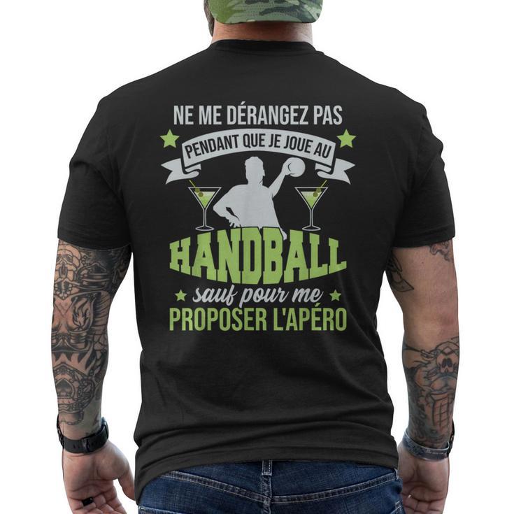 Handball Handballeur Apéro Humour Handball T-shirt imprimé au dos