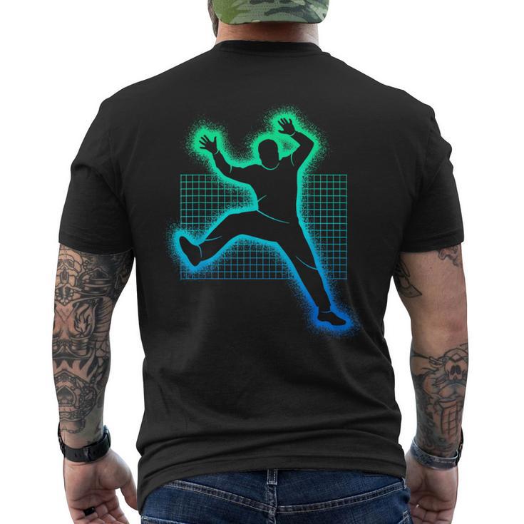 Handball Player Handballer Boys Handball Goalkeeper T-Shirt mit Rückendruck