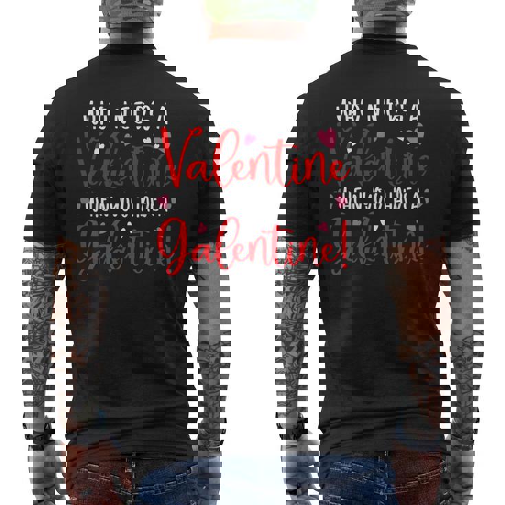 Happy Galentines Day Adult Women's Black Small Modern Straight Fit Round Neck Men's T-shirt Back Print