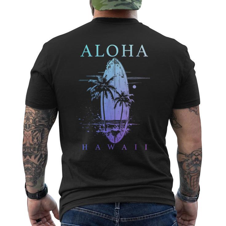 Hawaii Surf Hawaii Aloha Maui Konaintage Surfer T-Shirt mit Rückendruck