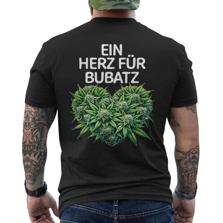 A Heart For Bubatz Bubatz Saying With Heart Bubatz T-Shirt mit Rückendruck