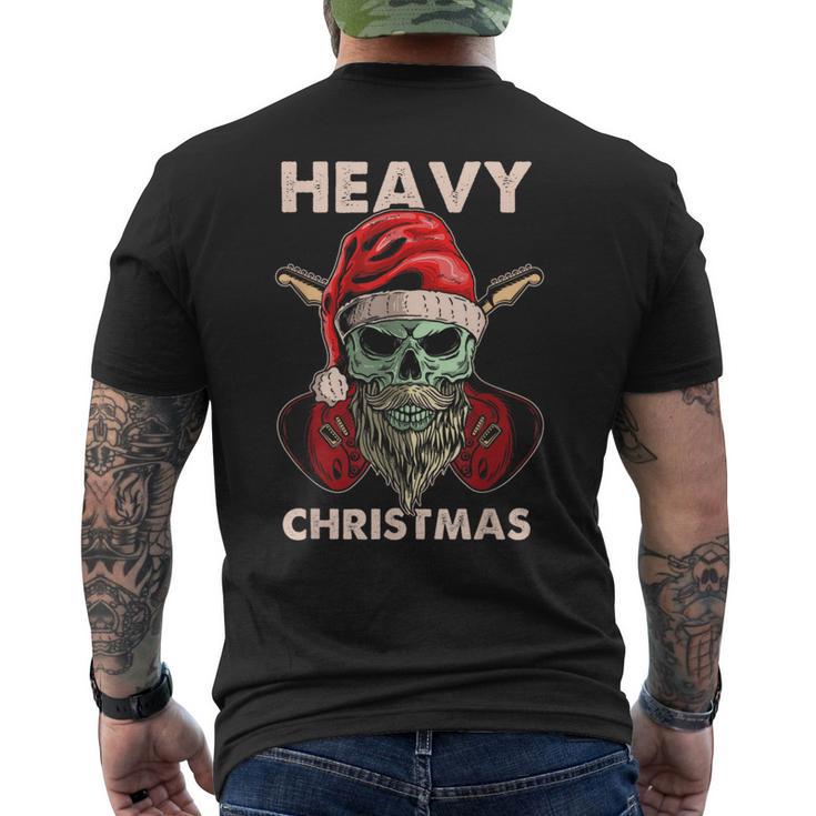 Heavy Metal Navidad Rock Navidad Camiseta Hombre Estampado Espalda