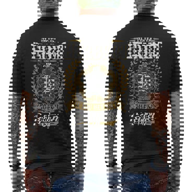 Het Is Een Herbert Ding Je Zou Het Niet Begrijpen Herbert Naam T-Shirt mit Rückendruck