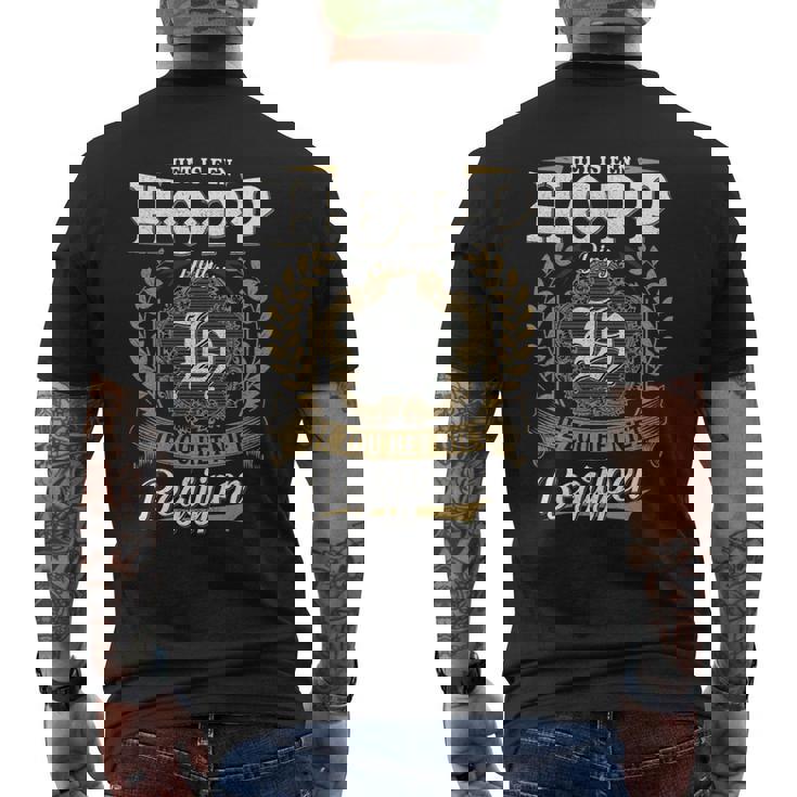 Het Is Een Hopp Ding Je Zou Het Niet Begrijpen Hopp Naam T-Shirt mit Rückendruck