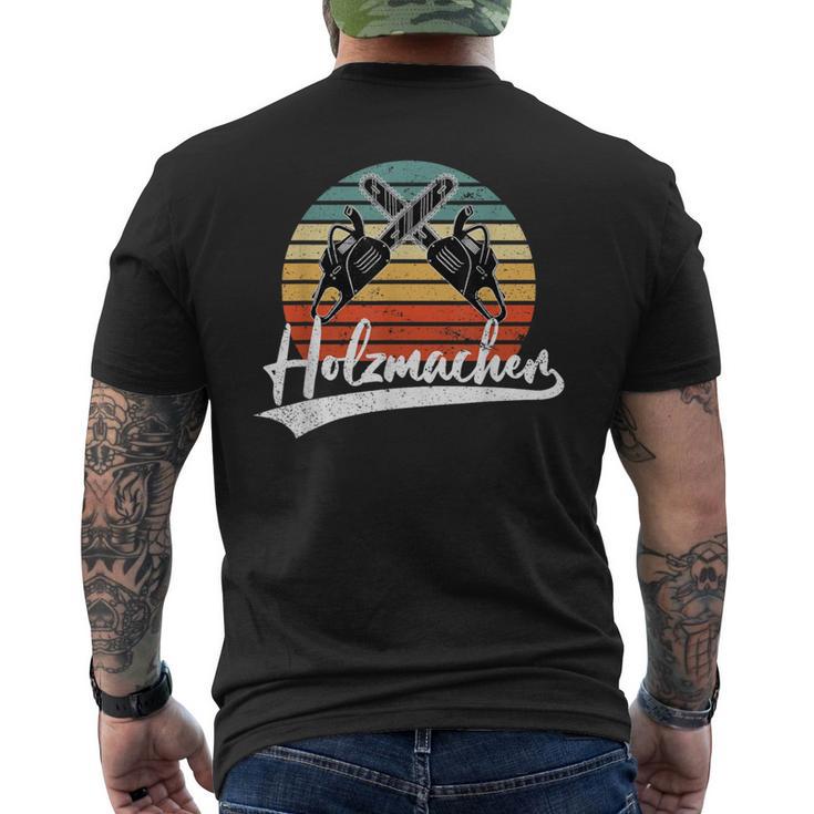 Holzfäller Holzflüsterer Chainsaw Tree Cutter Chainsaw T-Shirt mit Rückendruck