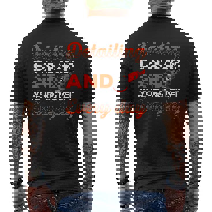 Hombre Detallar Es Un Arte Y Lo Practicamos Todos Los Días Pulido Camiseta Hombre Estampado Espalda