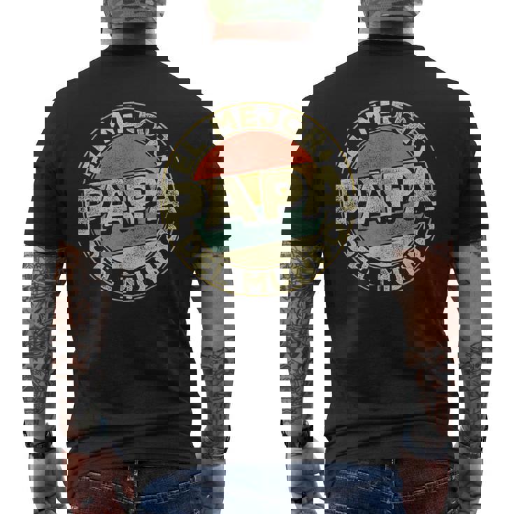 Hombre Día Del Padre Hombres El Mejor Papá Del Mundo Padre Camiseta Hombre Estampado Espalda