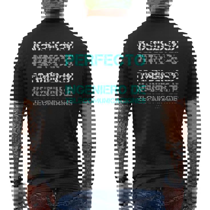 Hombre Ingeniero Telecomunicaciones Regalo Original Graduacion Camiseta Hombre Estampado Espalda
