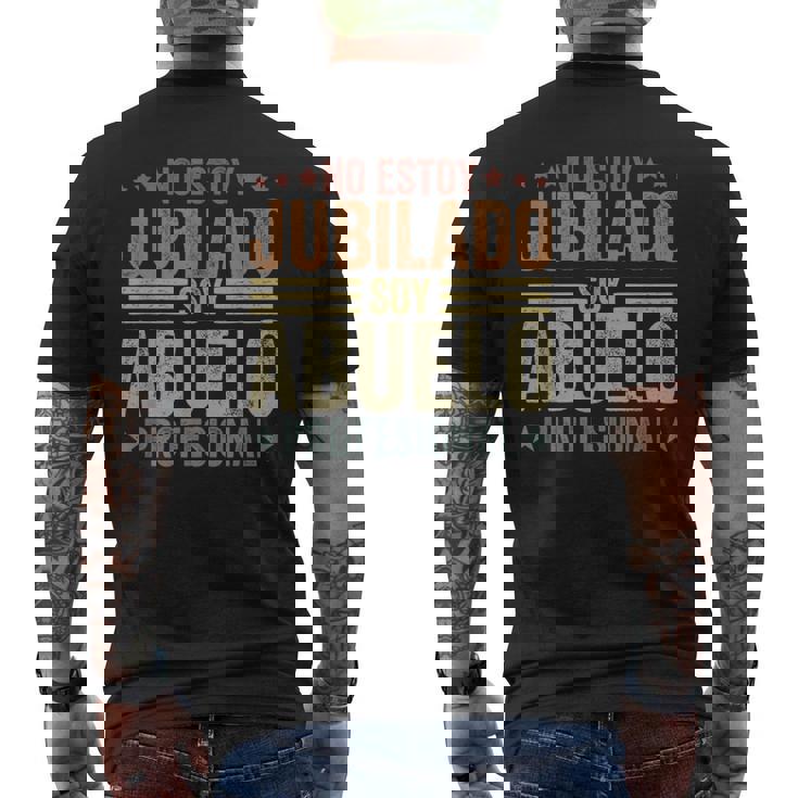 Hombre No Estoy Jubilado Soy Abuelo Profesional Divertido Camiseta Hombre Estampado Espalda