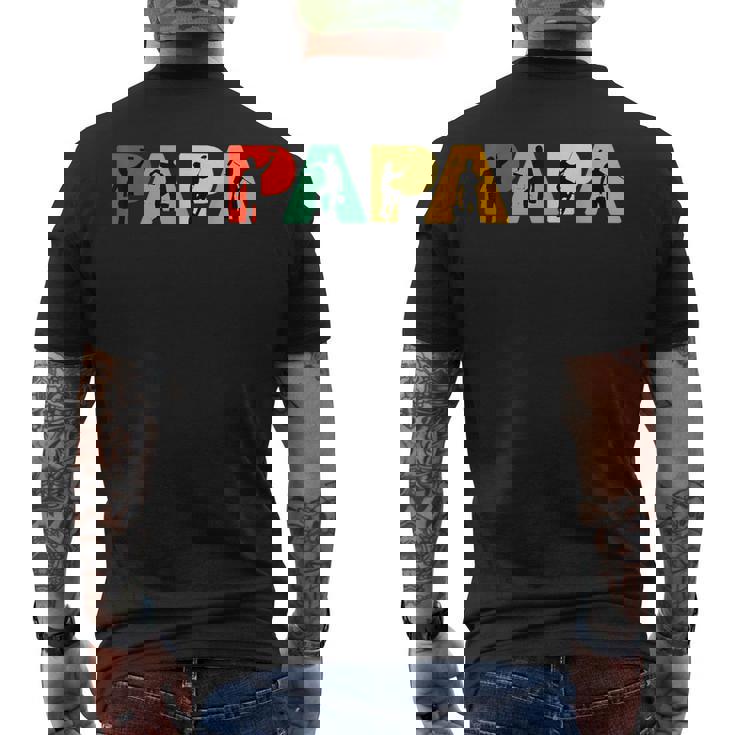 Hombre Regalo Del Día Del Padre Divertido Papá Pintor Divertido Camiseta Hombre Estampado Espalda