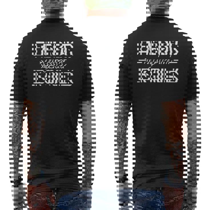 Homme Humour Je M'en Bats Royalement Les Couilles T-shirt imprimé au dos