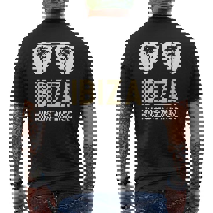 House Music Ibiza Camiseta Hombre Estampado Espalda