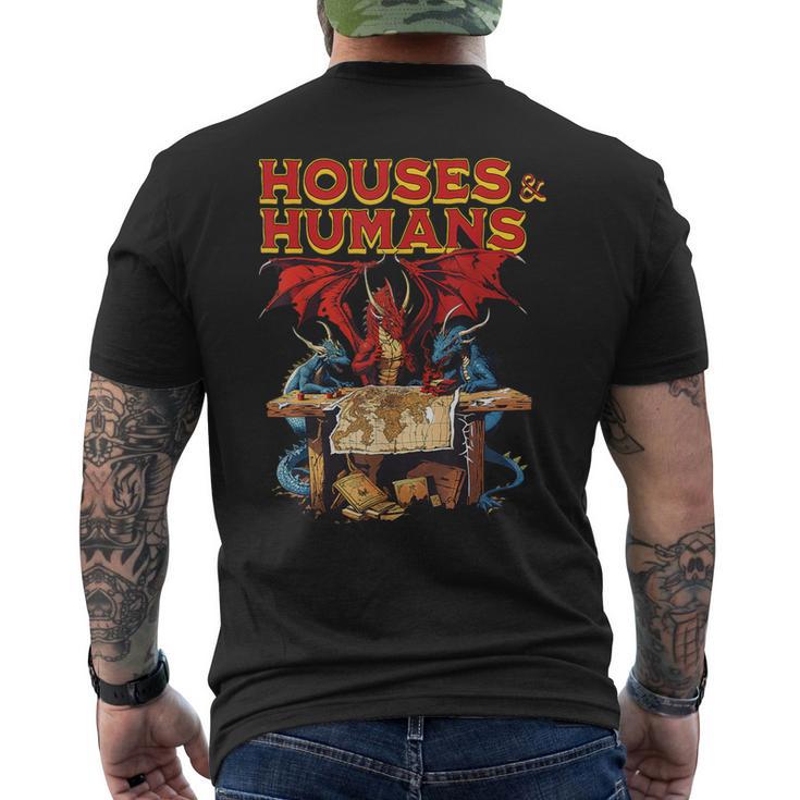 Houses And Humans Gamer Gamingintage Retro 90S T-Shirt mit Rückendruck