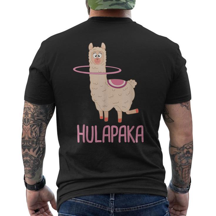 Hulapaka Alpaca Lama Hula Hooping Hoops Hoop Dance Hullern T-Shirt mit Rückendruck