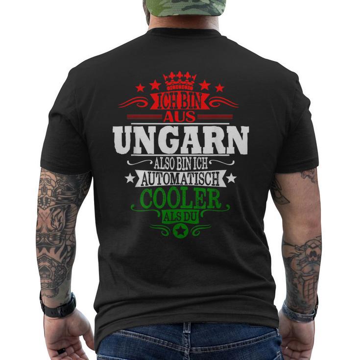 For Hungarian Hungary T-Shirt mit Rückendruck