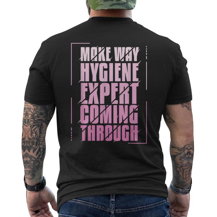 Hygiene-Experte T-Shirt mit Rückendruck